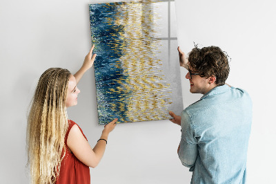 Magnettafel zum schreiben Moderne Pinnwand für Fotos und Notizen
