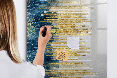 Magnettafel zum schreiben Moderne Pinnwand für Fotos und Notizen