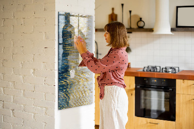 Magnettafel zum schreiben Moderne Pinnwand für Fotos und Notizen