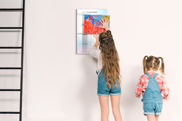 Magnettafel zum schreiben Visionboard für persönliche Ziele