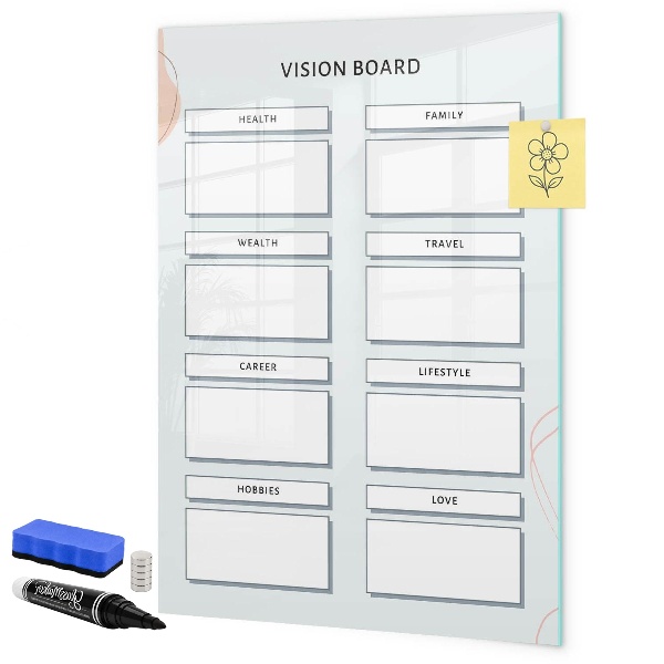 Schreib magnettafel Vision Board für ein besseres Leben