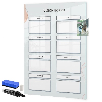 Schreib magnettafel Vision Board für ein besseres Leben