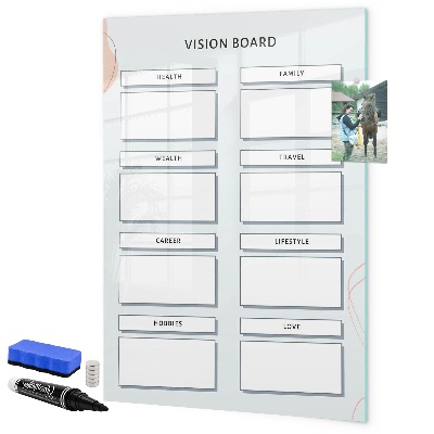 Schreib magnettafel Vision Board für ein besseres Leben