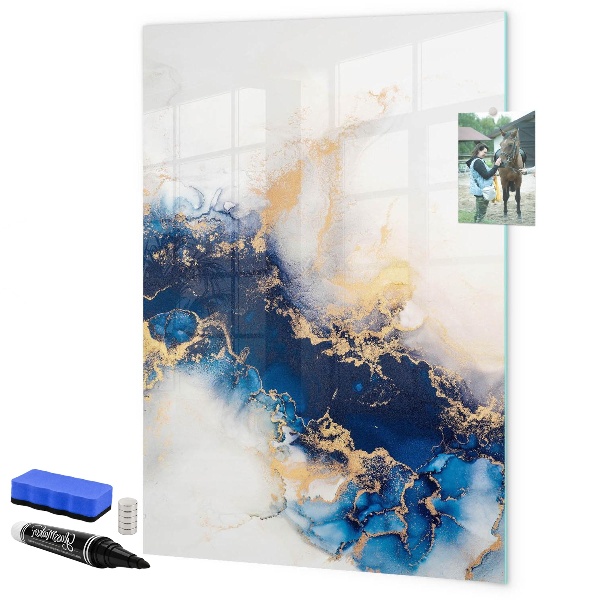 Schreib magnettafel Eine stylische Tafel für Notizen und Fotos