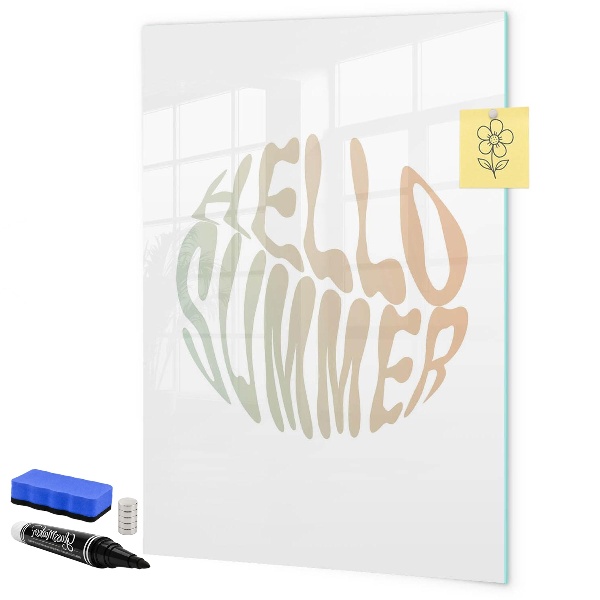 Schreib magnettafel Ein Sommer voller Erinnerungen und Freude