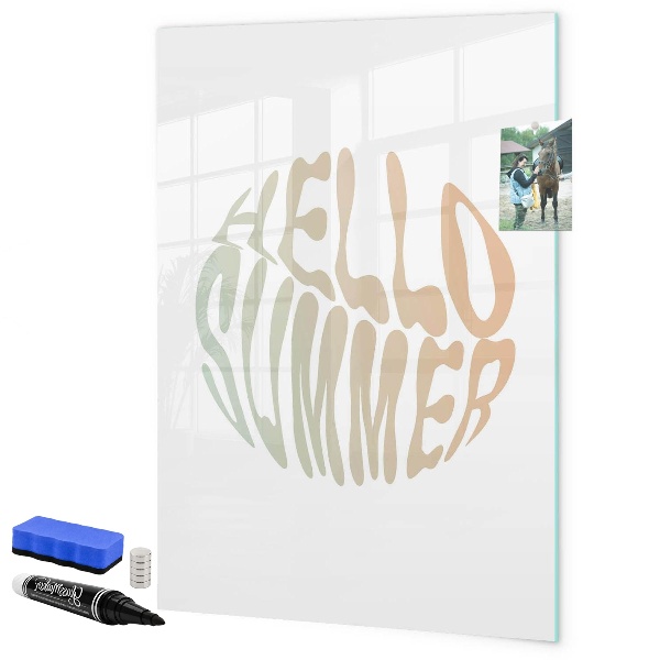Schreib magnettafel Ein Sommer voller Erinnerungen und Freude