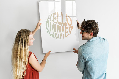 Schreib magnettafel Ein Sommer voller Erinnerungen und Freude