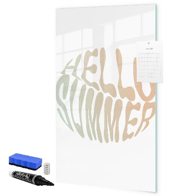 Schreib magnettafel Ein Sommer voller Erinnerungen und Freude