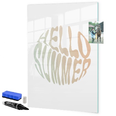 Schreib magnettafel Ein Sommer voller Erinnerungen und Freude