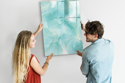 Magnettafel zum schreiben Eine farbenfrohe Tafel zur Präsentation von Fotos