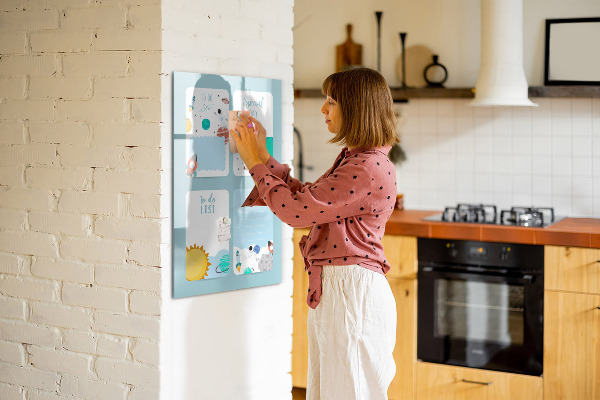 Schreib magnettafel Planer mit Platz für Fotos