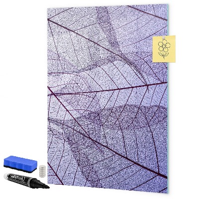Magnettafel zum schreiben Magnettafel mit Blattmuster