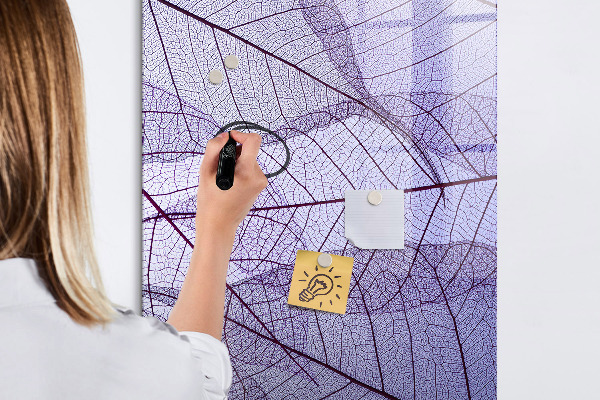 Magnettafel zum schreiben Magnettafel mit Blattmuster