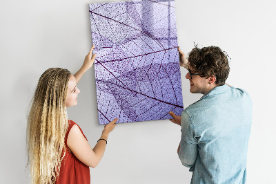 Magnettafel zum schreiben Magnettafel mit Blattmuster