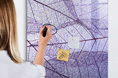 Magnettafel zum schreiben Magnettafel mit Blattmuster