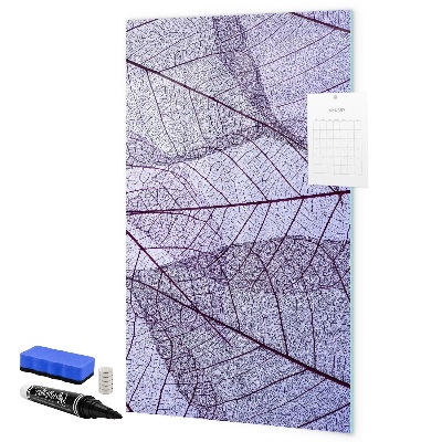 Magnettafel zum schreiben Magnettafel mit Blattmuster