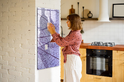 Magnettafel zum schreiben Magnettafel mit Blattmuster