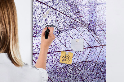 Magnettafel zum schreiben Magnettafel mit Blattmuster