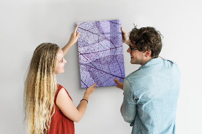 Magnettafel zum schreiben Magnettafel mit Blattmuster