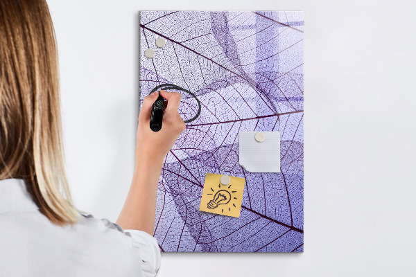 Magnettafel zum schreiben Magnettafel mit Blattmuster
