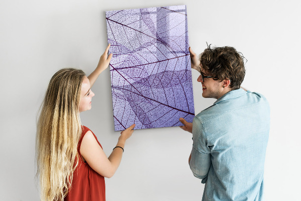Magnettafel zum schreiben Magnettafel mit Blattmuster