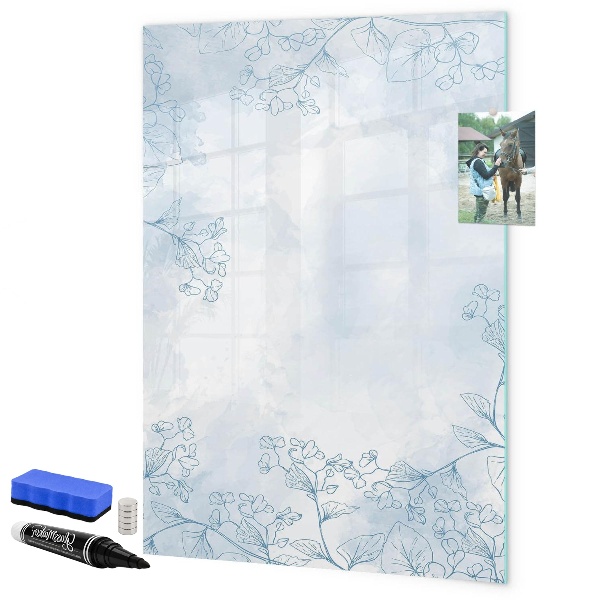 Magnettafel zum schreiben Kreative Pinnwand für Fotos und Notizen