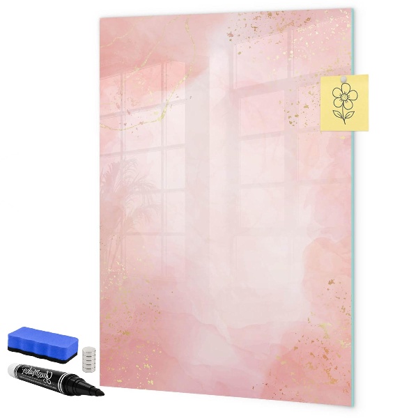 Magnettafel zum schreiben Pastellfarbene Tafel für Fotos und Notizen