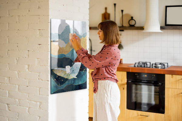 Schreib magnettafel Kreative Pinnwand für Fotos und Notizen