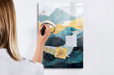 Schreib magnettafel Kreative Pinnwand für Fotos und Notizen