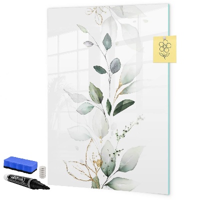 Magnettafel zum schreiben Stilvolle Pinnwand für Fotos und Notizen