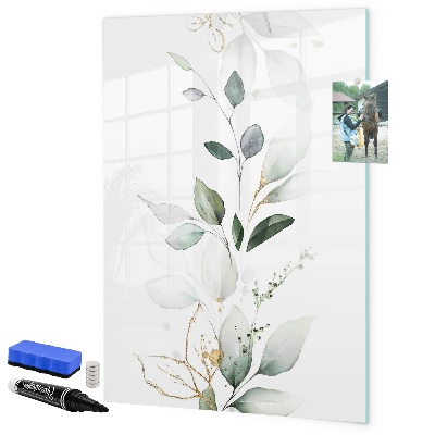 Magnettafel zum schreiben Stilvolle Pinnwand für Fotos und Notizen