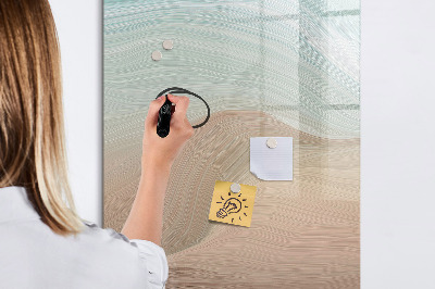 Schreib magnettafel Eine farbenfrohe Tafel für Notizen und Fotos
