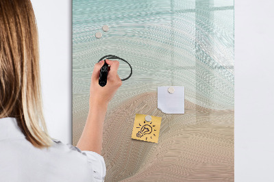 Schreib magnettafel Eine farbenfrohe Tafel für Notizen und Fotos