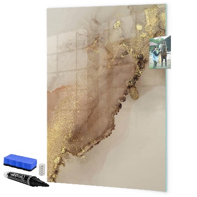 Schreib magnettafel Stilvolle Pinnwand für Fotos und Notizen