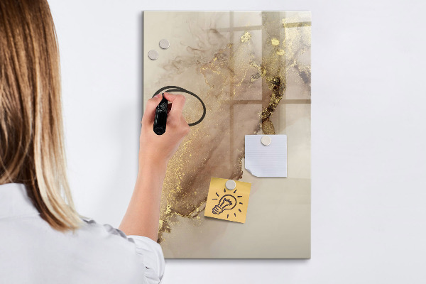 Schreib magnettafel Stilvolle Pinnwand für Fotos und Notizen