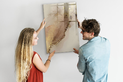Schreib magnettafel Stilvolle Pinnwand für Fotos und Notizen