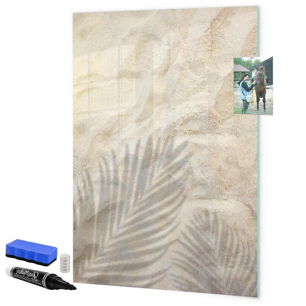 Magnettafel zum schreiben Fotowand mit Zubehör