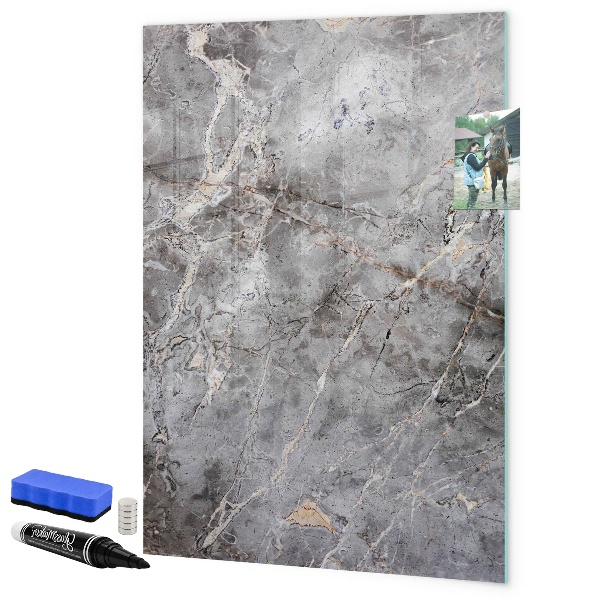 Schreib magnettafel Memotafel mit Magneten und Fotos