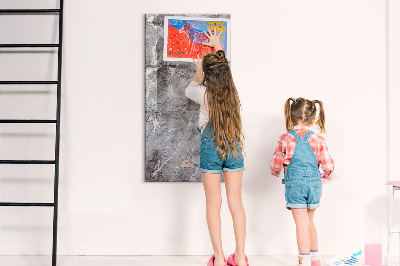 Schreib magnettafel Memotafel mit Magneten und Fotos