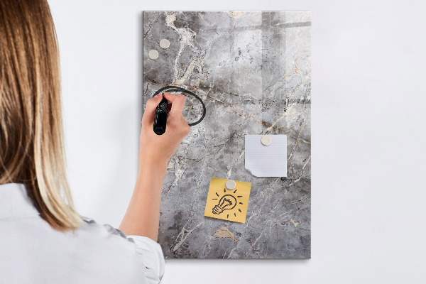 Schreib magnettafel Memotafel mit Magneten und Fotos