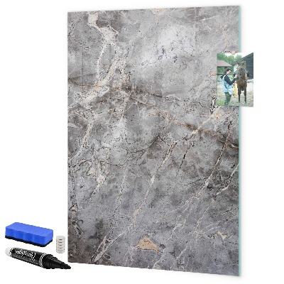 Schreib magnettafel Memotafel mit Magneten und Fotos