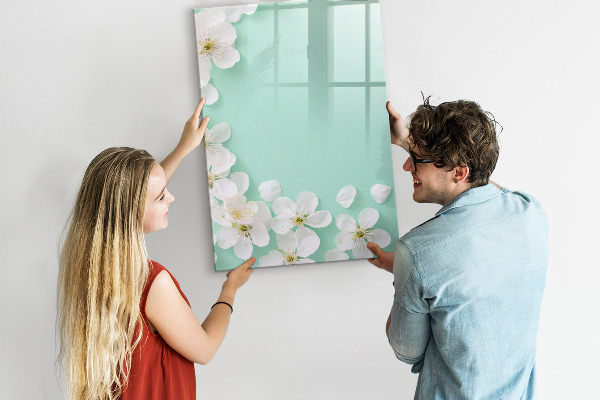 Magnettafel zum schreiben Kreatives Board mit floralem Motiv