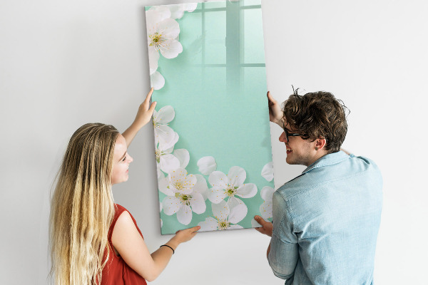 Magnettafel zum schreiben Kreatives Board mit floralem Motiv