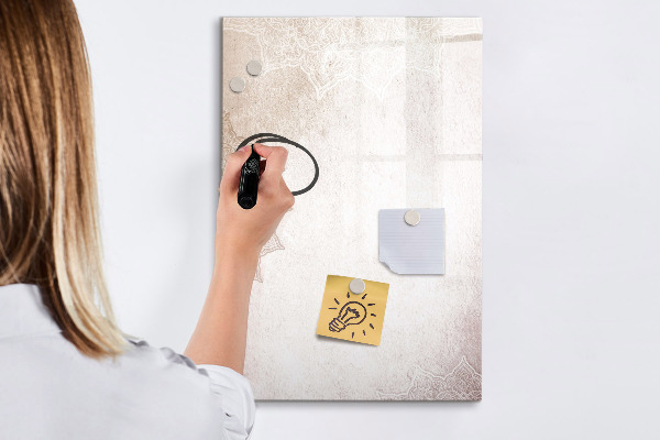 Schreib magnettafel Ein kreativer Raum für Fotos und Notizen