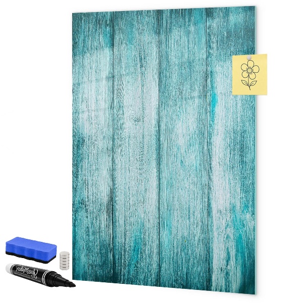 Magnettafel zum schreiben Eine farbenfrohe Tafel für Notizen und Fotos
