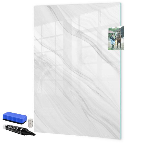 Schreib magnettafel Stilvolle Pinnwand für Fotos und Notizen