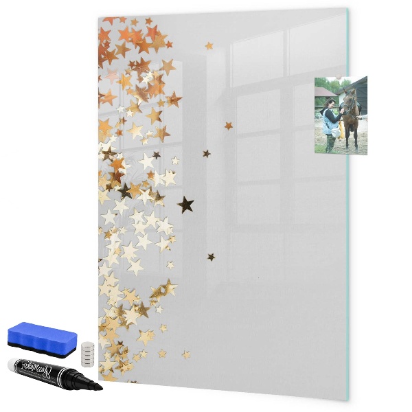 Schreib magnettafel Kreative Pinnwand für Fotos und Notizen