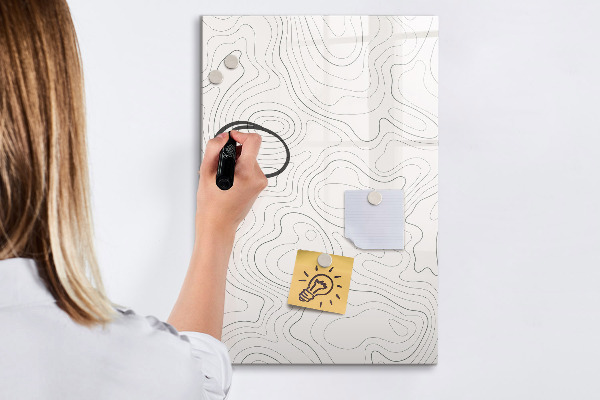 Schreib magnettafel Eine kreative Art, Ihre Fotos zu präsentieren