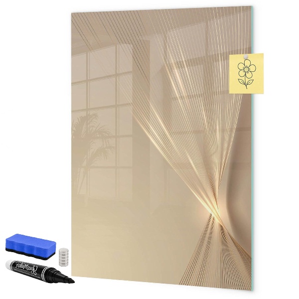 Magnettafel zum schreiben Moderne Fotodisplaytafel