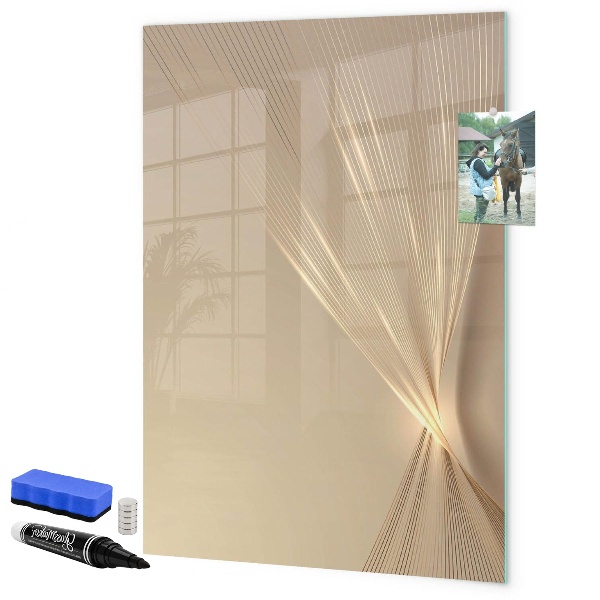 Magnettafel zum schreiben Moderne Fotodisplaytafel